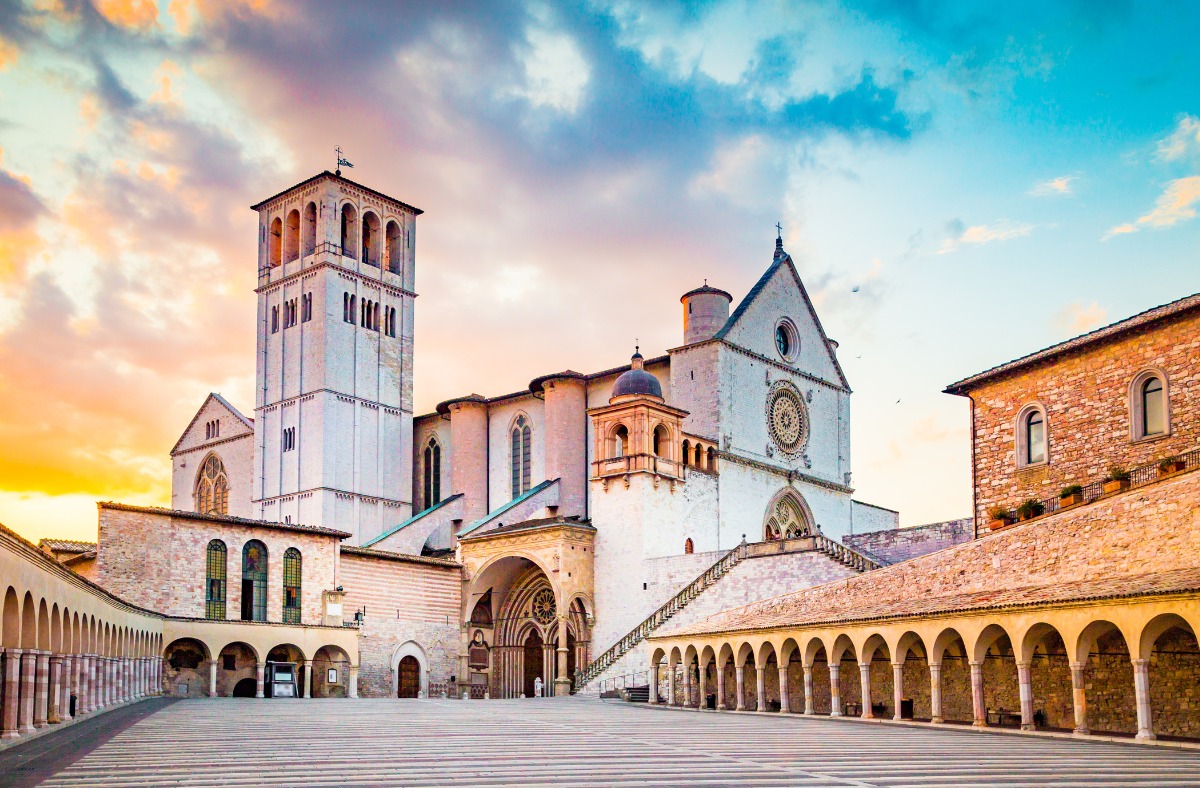 Basilica Assisi Canva