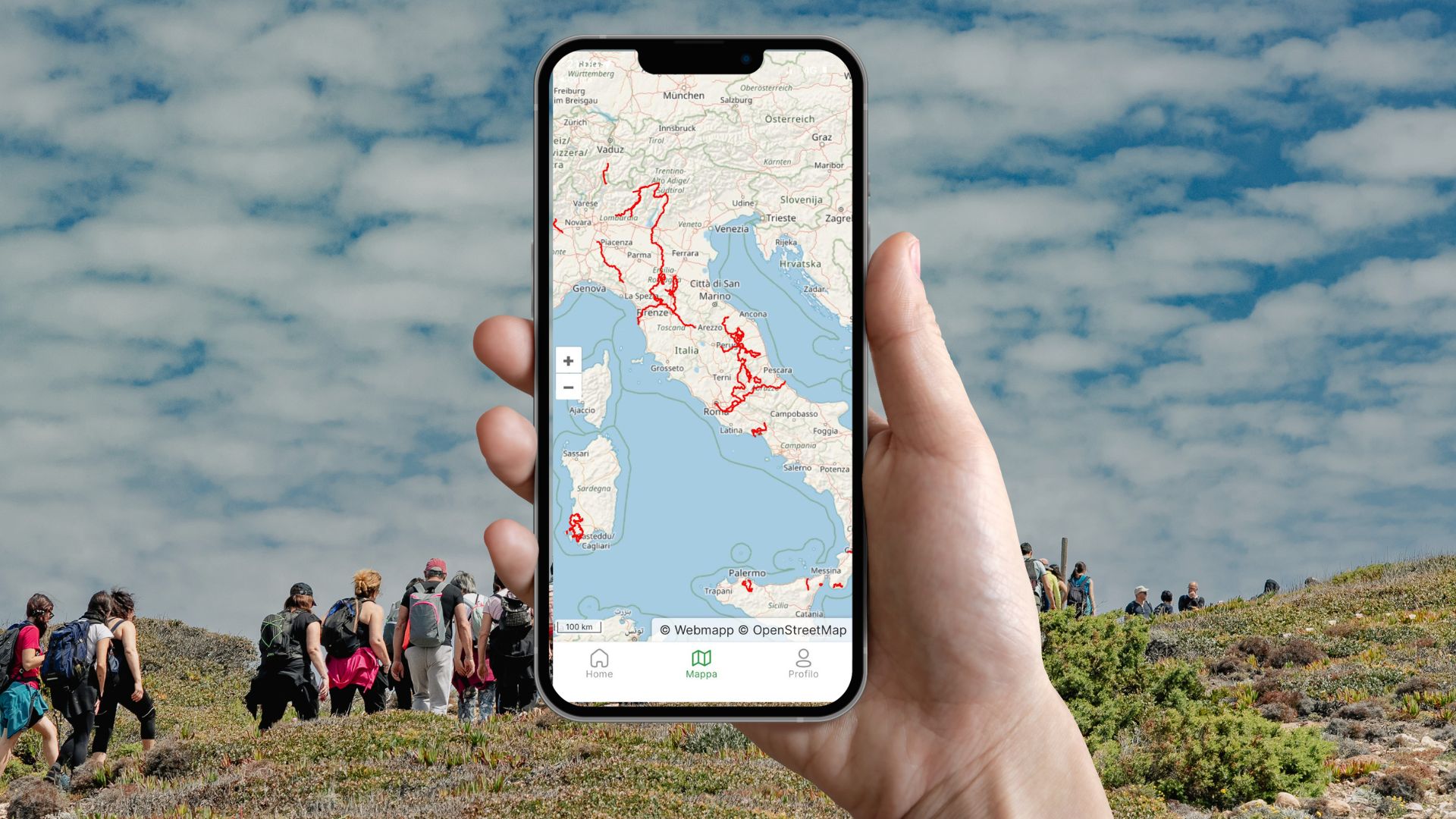 App Cammini d'Italia